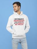 Currently Unsupervised Hoodie Men's -GoatDeals Designs