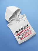 Currently Unsupervised Hoodie Men's -GoatDeals Designs