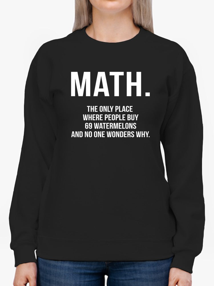 A Typical Math Problem Sweatshirt Women's -GoatDeals Designs