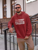 Freedom Flag Design Hoodie Men's -GoatDeals Designs