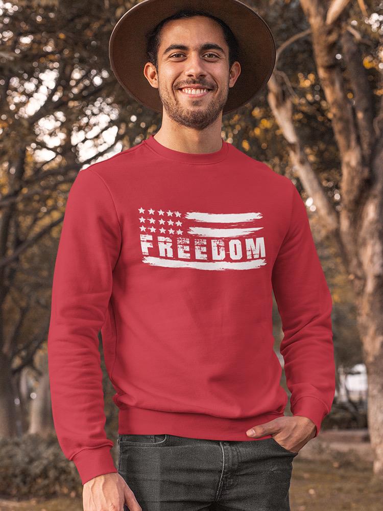 Freedom Stripes Sweatshirt Men's -GoatDeals Designs