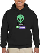 I Want To Believe. Hoodie Men's -GoatDeals Designs