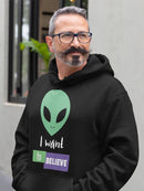 I Want To Believe. Hoodie Men's -GoatDeals Designs