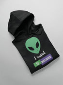 I Want To Believe. Hoodie Men's -GoatDeals Designs
