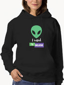 I Want To Believe! Hoodie Women's -GoatDeals Designs