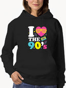 Love The 90's Hoodie Women's -GoatDeals Designs
