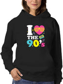 Love The 90's Hoodie Women's -GoatDeals Designs