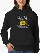 Move Mountains With Faith Hoodie Women's -GoatDeals Designs