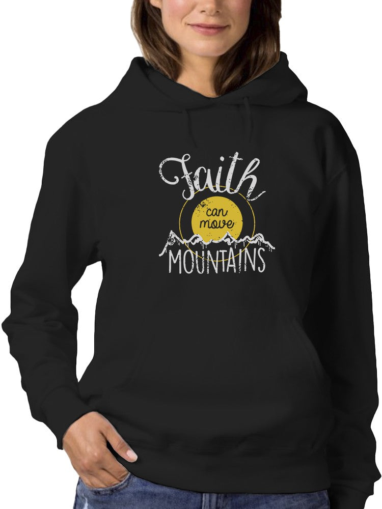 Move Mountains With Faith Hoodie Women's -GoatDeals Designs