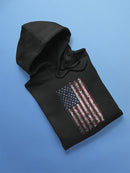 Cool Scratched Flag  Hoodie Men's -GoatDeals Designs