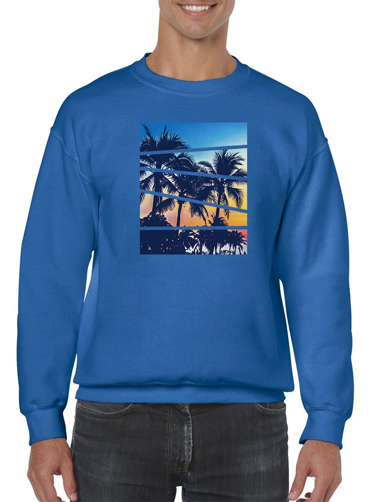 Summer Vibes Sunset Sweatshirt Men's -GoatDeals Designs