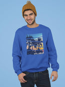 Summer Vibes Sunset Sweatshirt Men's -GoatDeals Designs