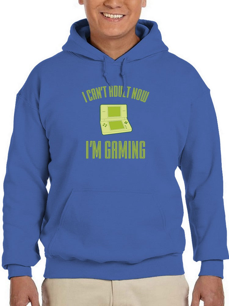Can't Adult, Busy Gaming Now Hoodie Men's -GoatDeals Designs