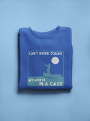 Can't Work Today Gone Fishing Sweatshirt Men's -GoatDeals Designs