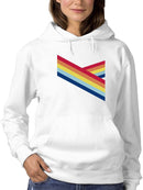 Cute Colorful Rainbow Hoodie Women's -GoatDeals Designs
