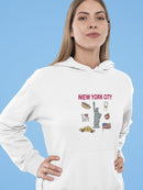 Big City Typical Things Hoodie Women's -GoatDeals Designs