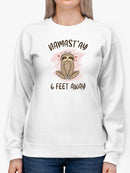 Namaste Little Sloth Sweatshirt Women's -GoatDeals Designs
