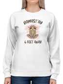 Namaste Little Sloth Sweatshirt Women's -GoatDeals Designs