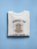 Namaste Little Sloth Sweatshirt Women's -GoatDeals Designs