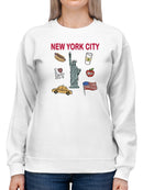 Super American Things Sweatshirt Women's -GoatDeals Designs