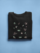 Cute Little Leaves Drawn Sweatshirt Women's -GoatDeals Designs