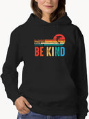 Be Kind Dolphin Hoodie Women's -GoatDeals Designs