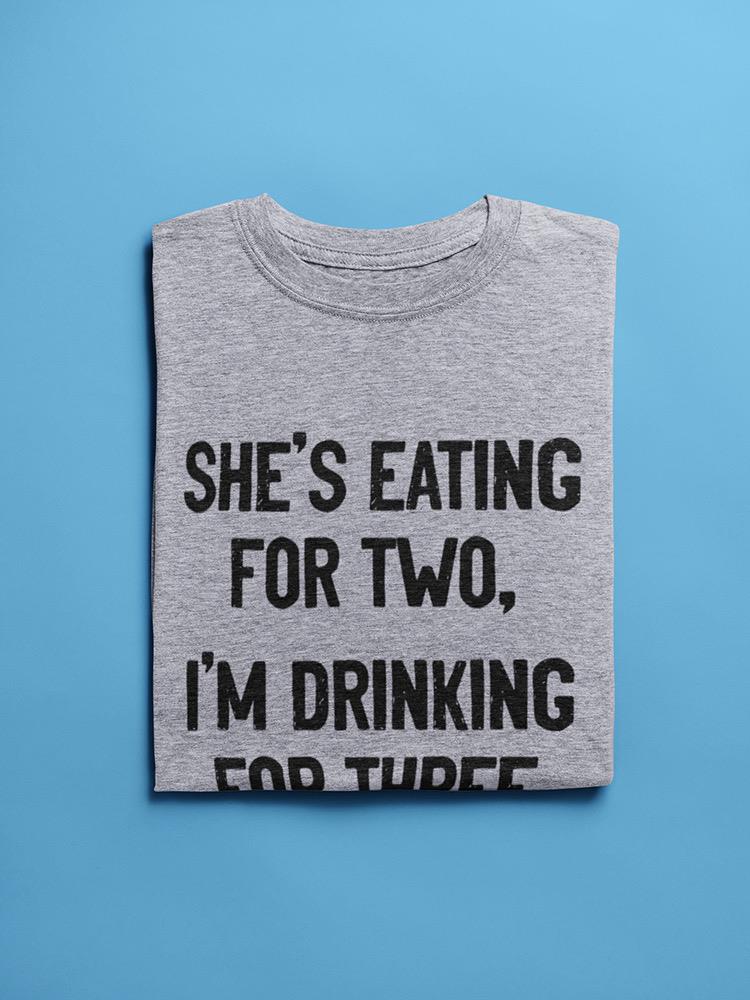 Drinking For Three Funny Quote Tee Men's -GoatDeals Designs