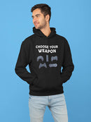 Choose Your Weapon, Console War Hoodie Men's -GoatDeals Designs