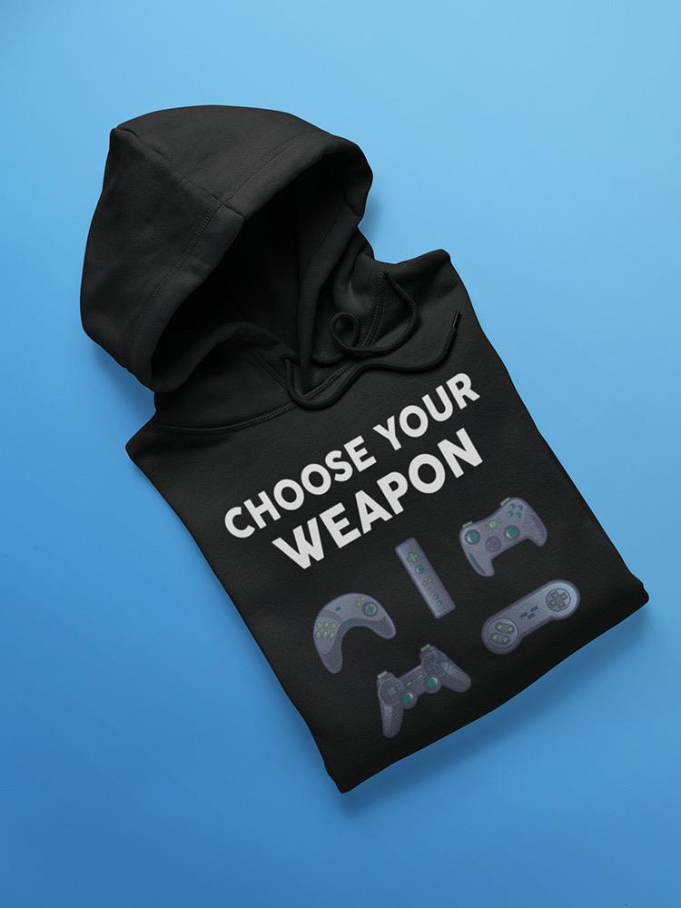Choose Your Weapon, Console War Hoodie Men's -GoatDeals Designs