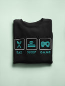 Gamer Life Cycles Sweatshirt Men's -GoatDeals Designs