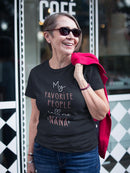 They Call Me Nana Shaped Tee Women's -GoatDeals Designs