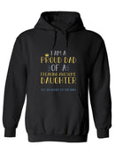 I Am A Proud Dad Slogan Hoodie Men's -GoatDeals Designs