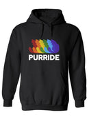 Purride Colorful Cats Hoodie Men's -GoatDeals Designs