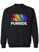 Purride Cat Design Sweatshirt Men's -GoatDeals Designs