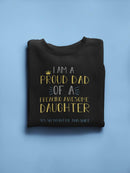 Proud Dad Design Sweatshirt Men's -GoatDeals Designs