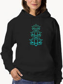 Sacred Lotus Hoodie Women's -GoatDeals Designs