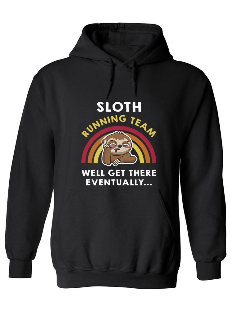 Sloth Running Team Design Hoodie Women's -GoatDeals Designs