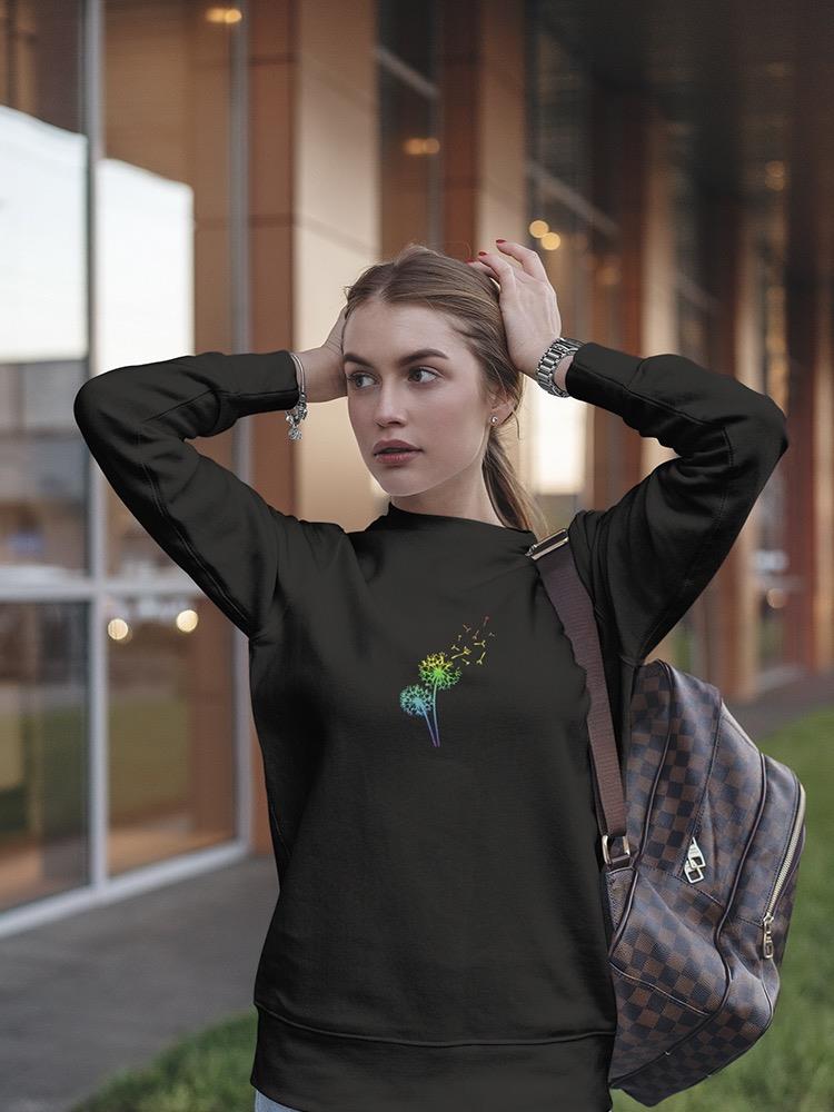 Peaceful Dandelions Sweatshirt Women's -GoatDeals Designs