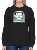 Cool Retro Van Sweatshirt Women's -GoatDeals Designs