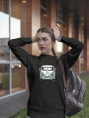 Cool Retro Van Sweatshirt Women's -GoatDeals Designs