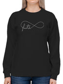 Faith Quote Sweatshirt Women's -GoatDeals Designs
