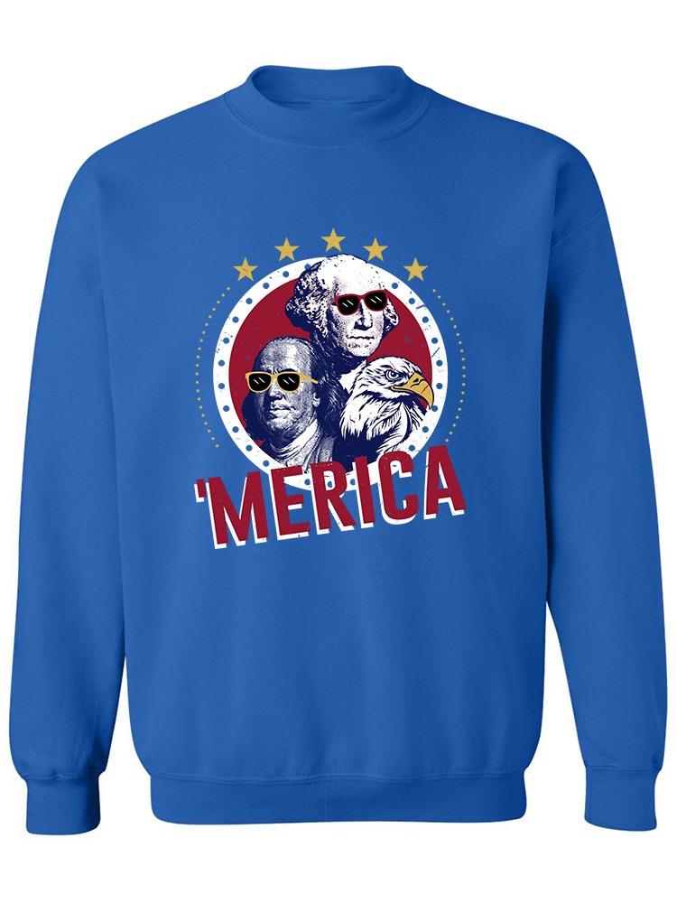 Cool 'Merica Sweatshirt Men's -GoatDeals Designs