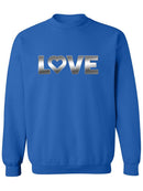 Love Heart Quote Sweatshirt Women's -GoatDeals Designs