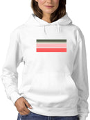 Colored Stripes Hoodie Women's -GoatDeals Designs
