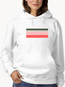Colored Stripes Hoodie Women's -GoatDeals Designs