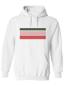 Colored Stripes Hoodie Women's -GoatDeals Designs
