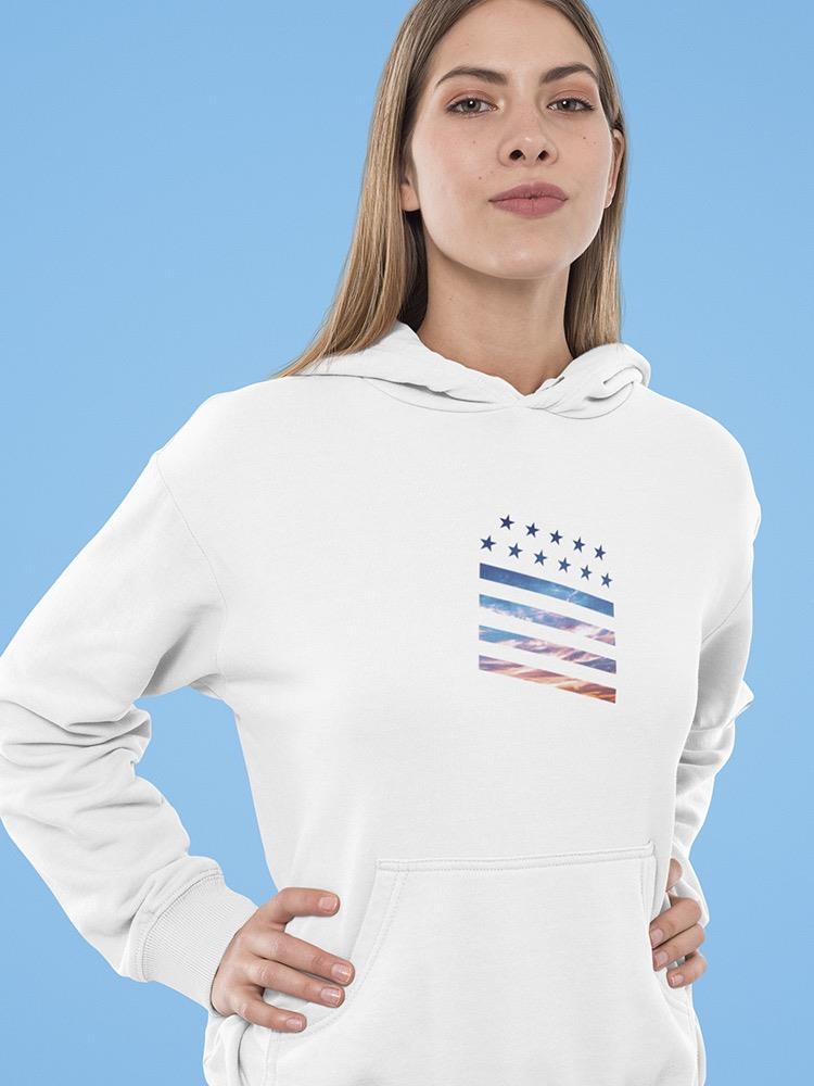 Colored Stars And Stripes Hoodie Women's -GoatDeals Designs