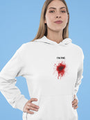 I'm Fine Hoodie Women's -GoatDeals Designs