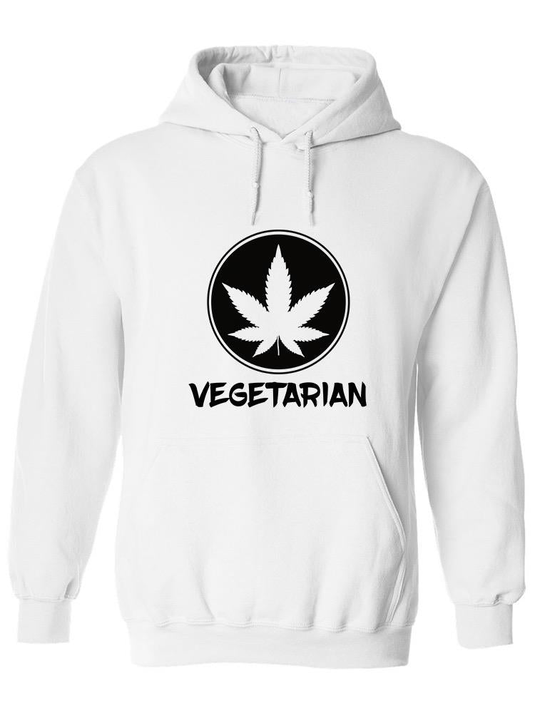 Vegetarian Weed Hoodie Women's -GoatDeals Designs