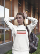 Pink Stripes Sweatshirt Women's -GoatDeals Designs